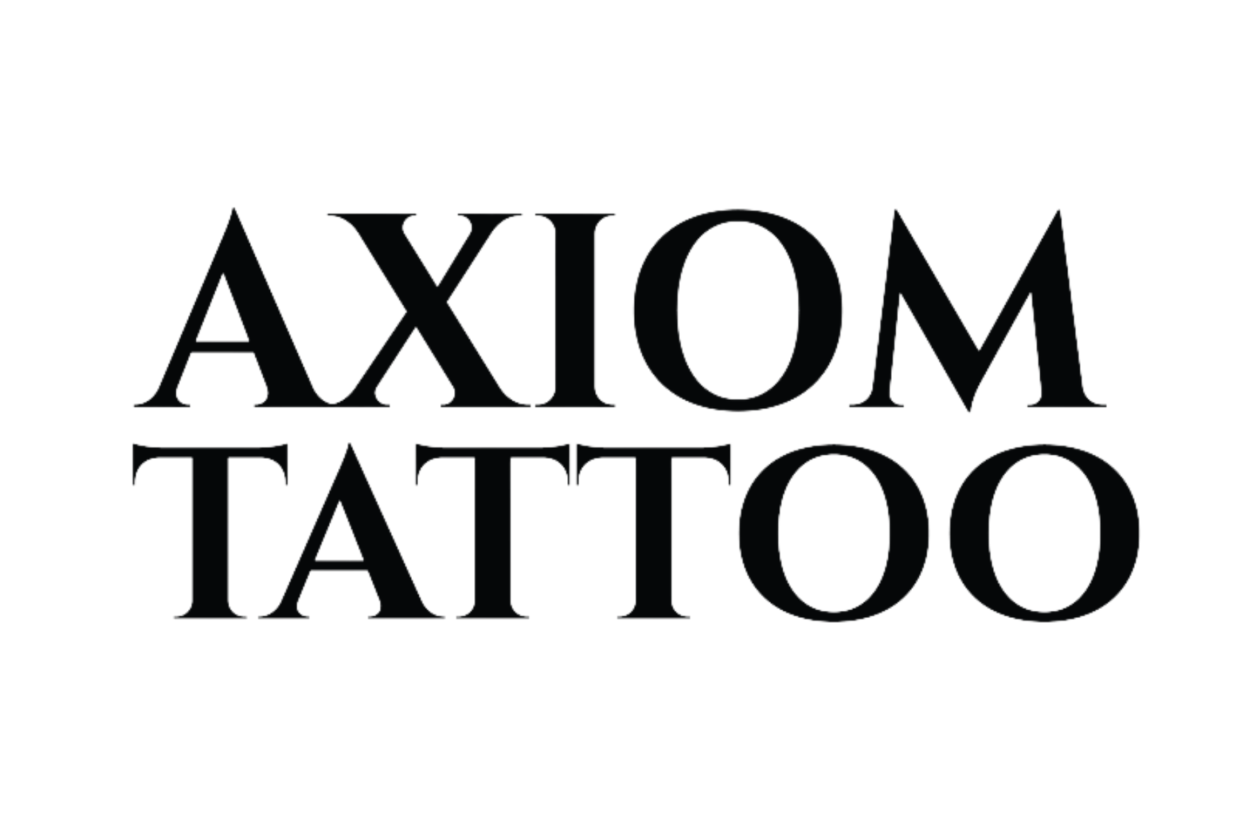 Axiom Tattoo Stacked Logo